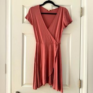 Gorgeous Pink Wrap Dress